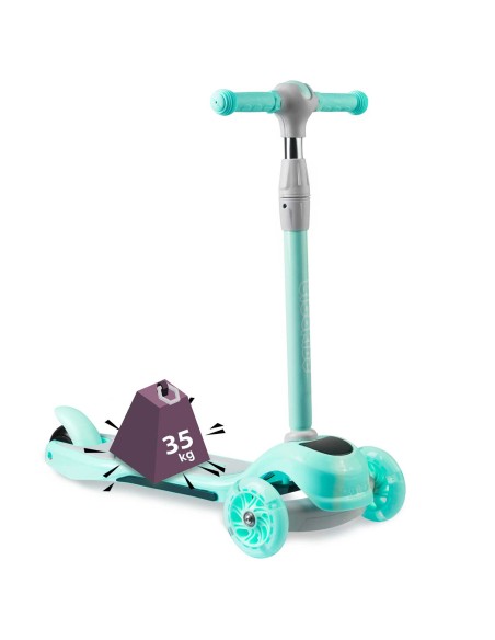 Triratis paspirtukas Ricokids Piko - mėtinis Triratis paspirtukas Ricokids Piko - mėtinis