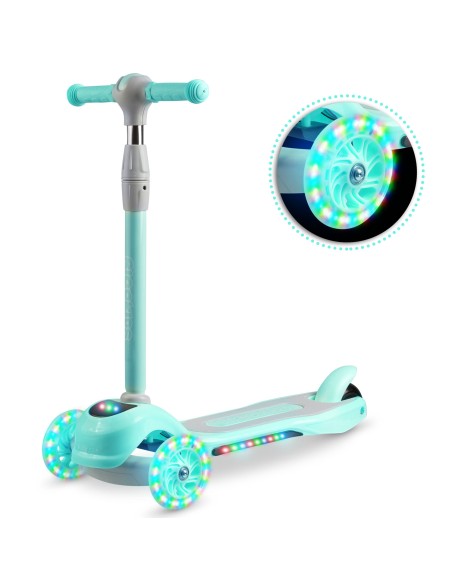 Triratis paspirtukas Ricokids Piko - mėtinis Triratis paspirtukas Ricokids Piko - mėtinis