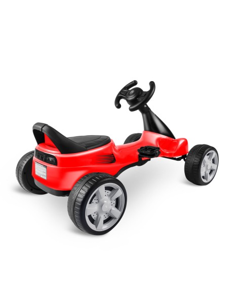Vaikiškas pedalinis gokartas RK-595 raudonas