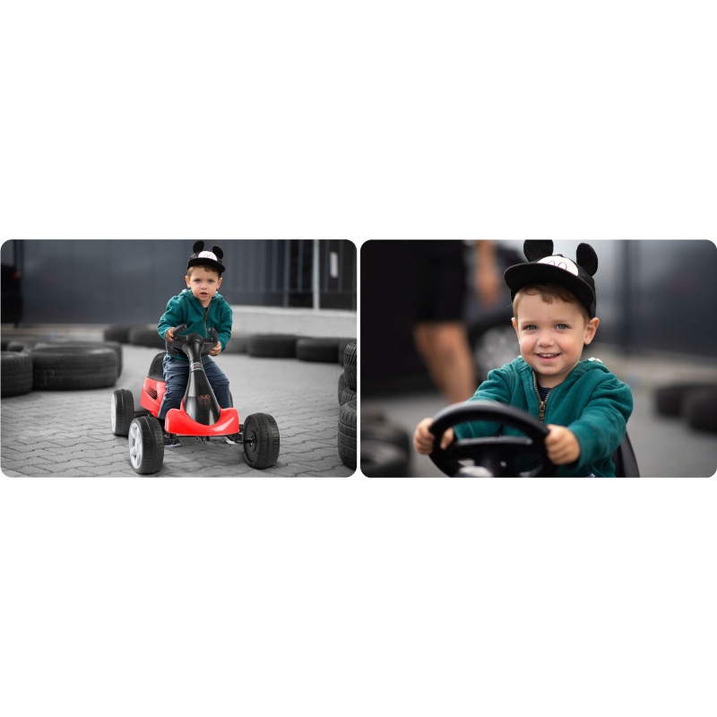 Vaikiškas pedalinis gokartas RK-595 raudonas