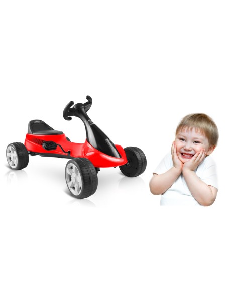 Vaikiškas pedalinis gokartas RK-595 raudonas