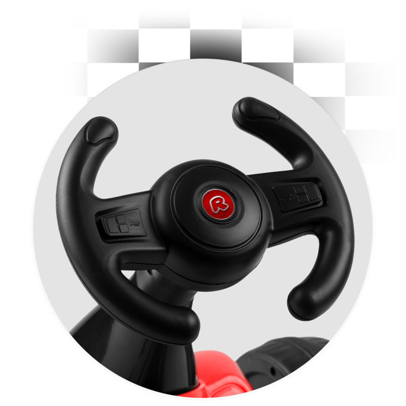 Vaikiškas pedalinis gokartas RK-595 raudonas