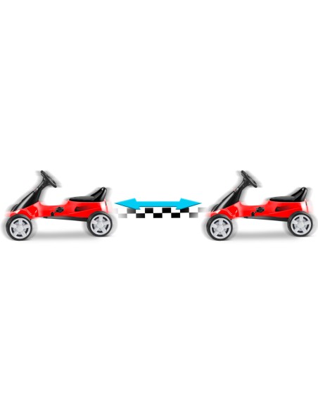 Vaikiškas pedalinis gokartas RK-595 raudonas