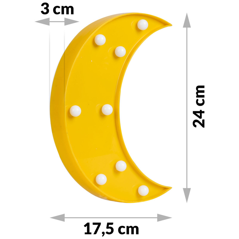 Naktinė lempa mėnulis Nukido 740920
