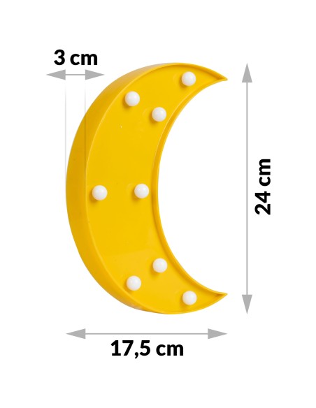 Naktinė lempa mėnulis Nukido 740920 Naktinė lempa mėnulis Nukido 740920