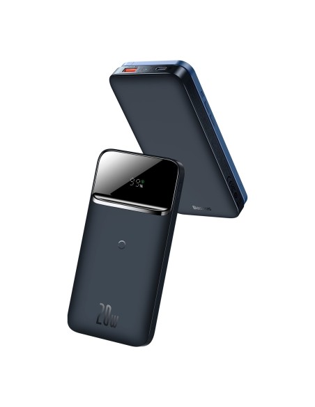 Magnetinis maitinimo blokas 10000mAh 20W Overseas Edition USB laidas USB-C tamsiai mėlynas Magnetinis maitinimo blokas 10000mAh 20W Overseas Edition USB laidas USB-C tamsiai mėlynas