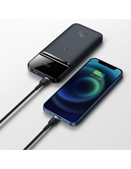 Magnetinis maitinimo blokas 10000mAh 20W Overseas Edition USB laidas USB-C tamsiai mėlynas Magnetinis maitinimo blokas 10000mAh 20W Overseas Edition USB laidas USB-C tamsiai mėlynas