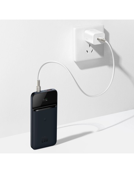 Magnetinis maitinimo blokas 10000mAh 20W Overseas Edition USB laidas USB-C tamsiai mėlynas Magnetinis maitinimo blokas 10000mAh 20W Overseas Edition USB laidas USB-C tamsiai mėlynas