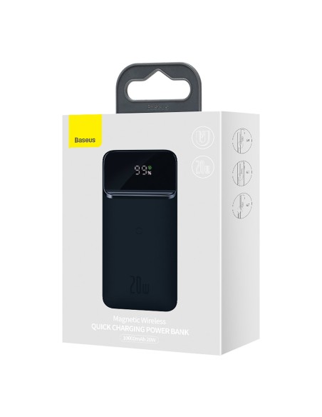 Magnetinis maitinimo blokas 10000mAh 20W Overseas Edition USB laidas USB-C tamsiai mėlynas Magnetinis maitinimo blokas 10000mAh 20W Overseas Edition USB laidas USB-C tamsiai mėlynas