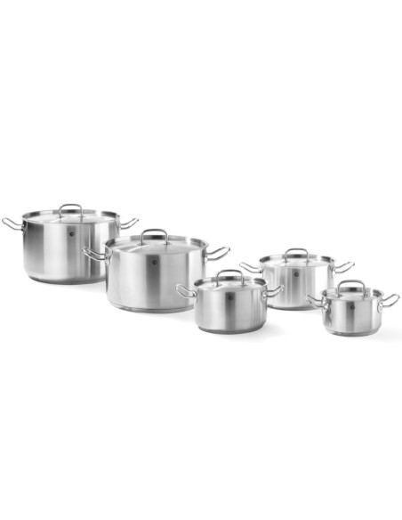 Kitchen Line žemas puodas su dangčiu 3 l sk. 200 x 95 h – Hendi 836019