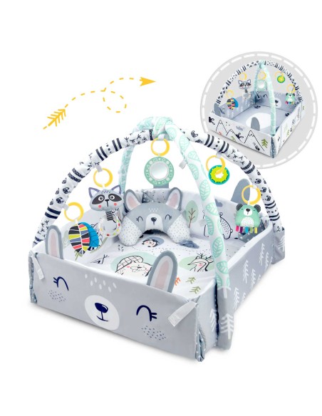 Mokomasis interaktyvus kilimėlis 110 x 100 cm Ricokids triušis Mokomasis interaktyvus kilimėlis 110 x 100 cm Ricokids triušis