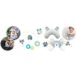 Mokomasis interaktyvus kilimėlis 110 x 100 cm Ricokids triušis