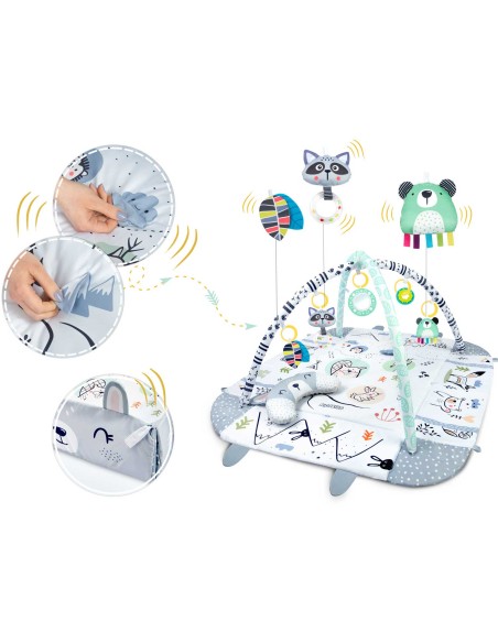 Mokomasis interaktyvus kilimėlis 110 x 100 cm Ricokids triušis Mokomasis interaktyvus kilimėlis 110 x 100 cm Ricokids triušis