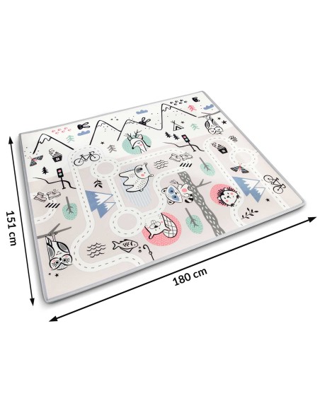 Valcuotas putplasčio kilimėlis 180 x 150 x 1,5 cm Nukido NK-342 Valcuotas putplasčio kilimėlis 180 x 150 x 1,5 cm Nukido NK-342