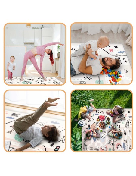 Valcuotas putplasčio kilimėlis 180 x 150 x 1,5 cm Nukido NK-342 Valcuotas putplasčio kilimėlis 180 x 150 x 1,5 cm Nukido NK-342