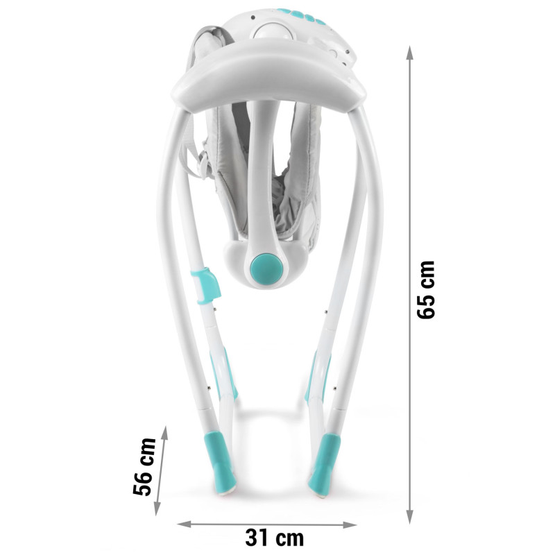 Automatinis atmuštuvas su muzika turkio spalvos Ricokids 7326