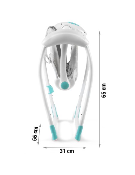 Automatinis atmuštuvas su muzika turkio spalvos Ricokids 7326