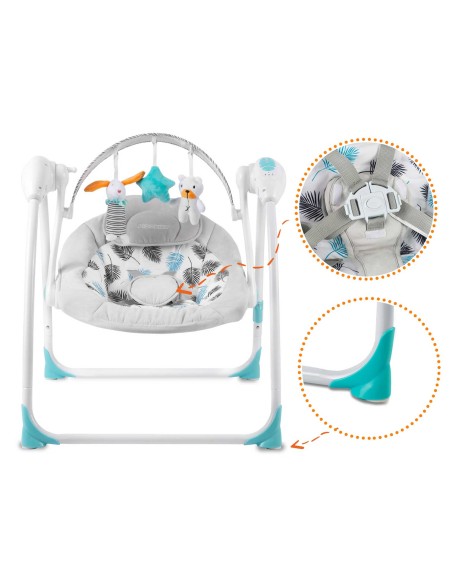 Automatinis atmuštuvas su muzika turkio spalvos Ricokids 7326