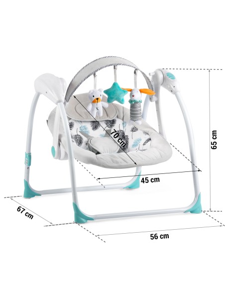 Automatinis atmuštuvas su muzika turkio spalvos Ricokids 7326