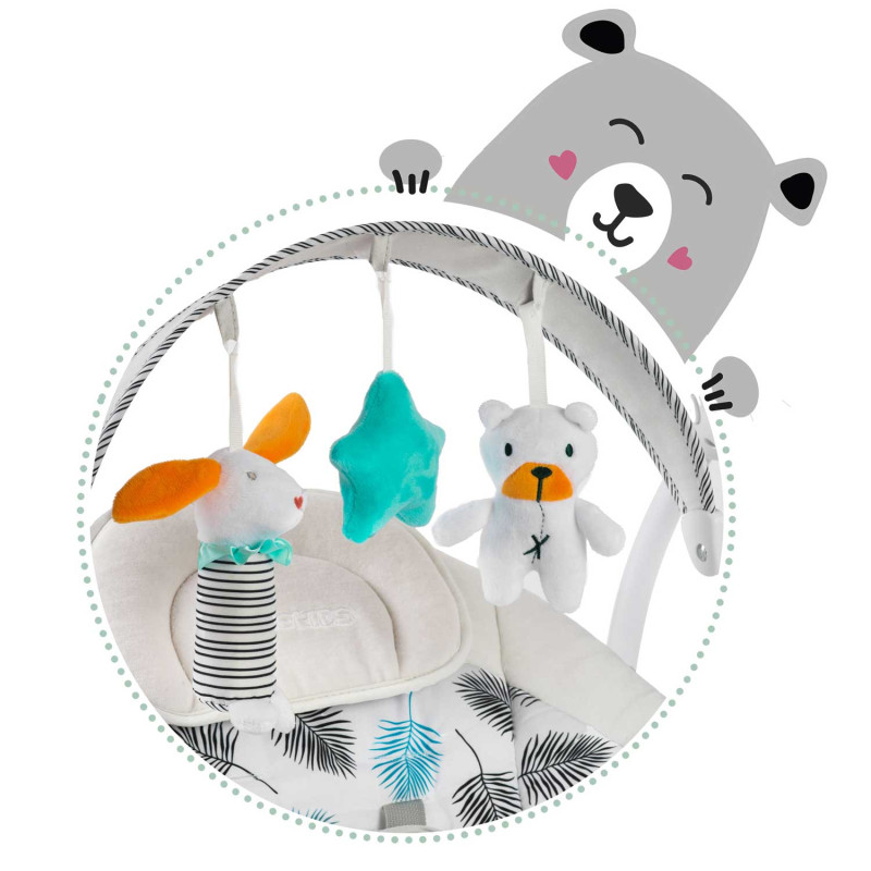 Automatinis atmuštuvas su muzika turkio spalvos Ricokids 7326