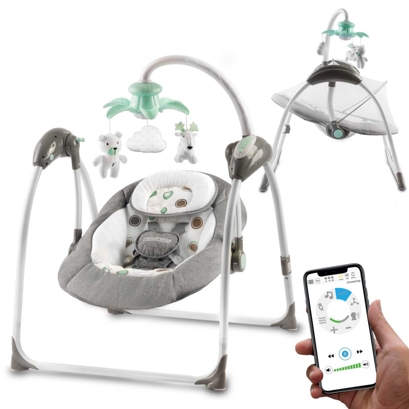 Aukščiausios kokybės Ricokids 7322 automatinis rokeris su muzika Aukščiausios kokybės Ricokids 7322 automatinis rokeris su muzika
