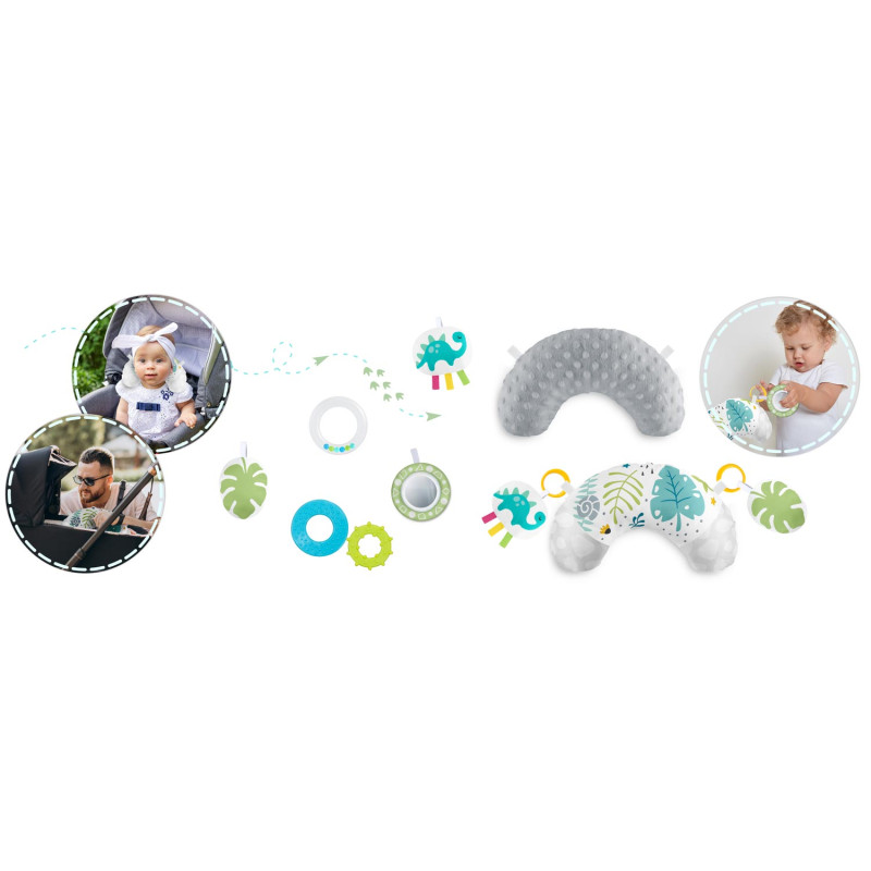 Nessi Ricokids interaktyvus edukacinis kilimėlis 110 x 100 cm