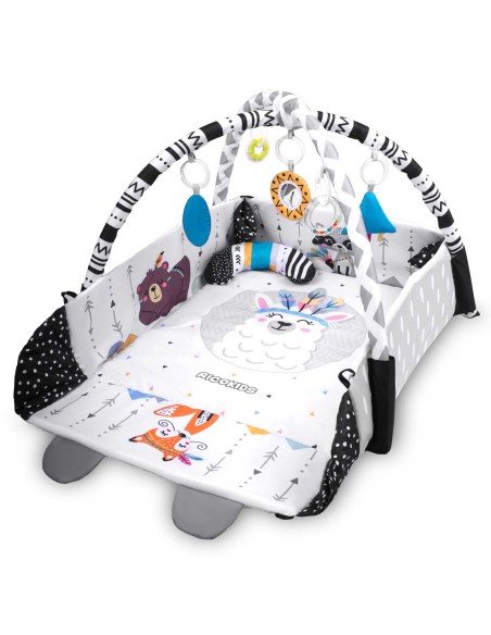 Mokomasis interaktyvus kilimėlis 110 x 100 cm Boho Ricokids Mokomasis interaktyvus kilimėlis 110 x 100 cm Boho Ricokids