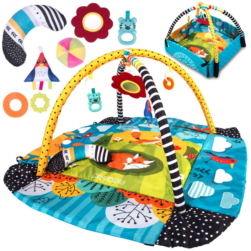 Mokomasis interaktyvus kilimėlis 110 x 100 cm Lisek Ricokids