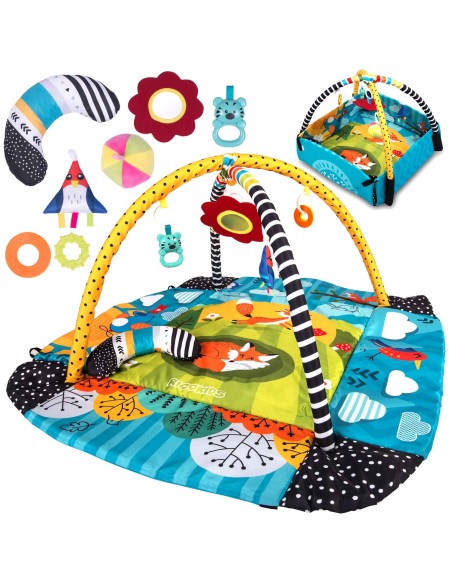 Mokomasis interaktyvus kilimėlis 110 x 100 cm Lisek Ricokids Mokomasis interaktyvus kilimėlis 110 x 100 cm Lisek Ricokids