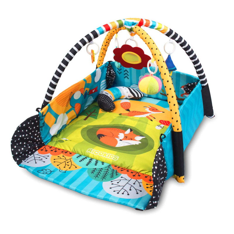 Mokomasis interaktyvus kilimėlis 110 x 100 cm Lisek Ricokids