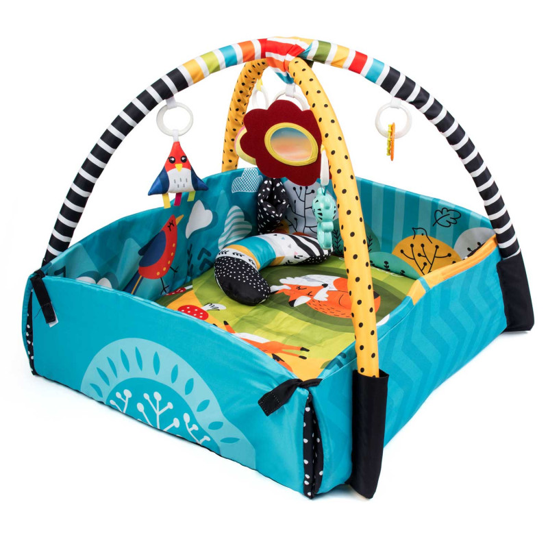 Mokomasis interaktyvus kilimėlis 110 x 100 cm Lisek Ricokids
