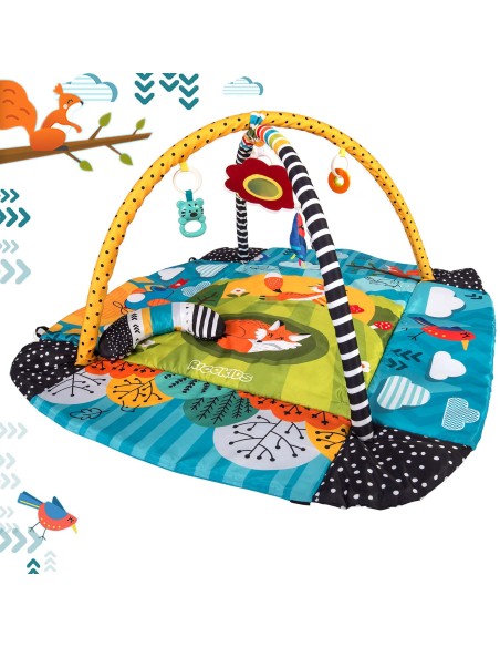 Mokomasis interaktyvus kilimėlis 110 x 100 cm Lisek Ricokids Mokomasis interaktyvus kilimėlis 110 x 100 cm Lisek Ricokids