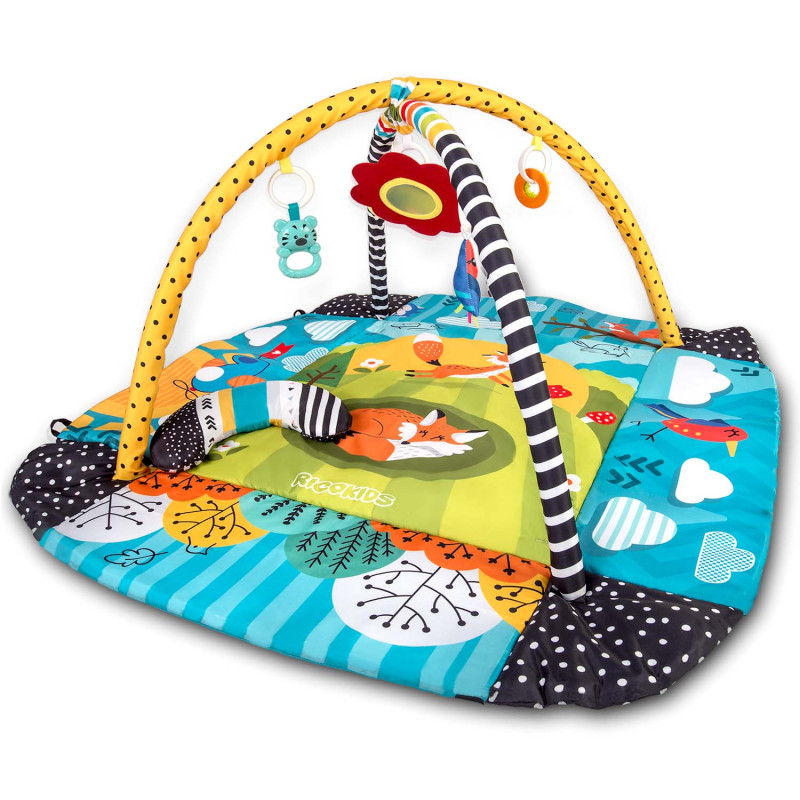 Mokomasis interaktyvus kilimėlis 110 x 100 cm Lisek Ricokids