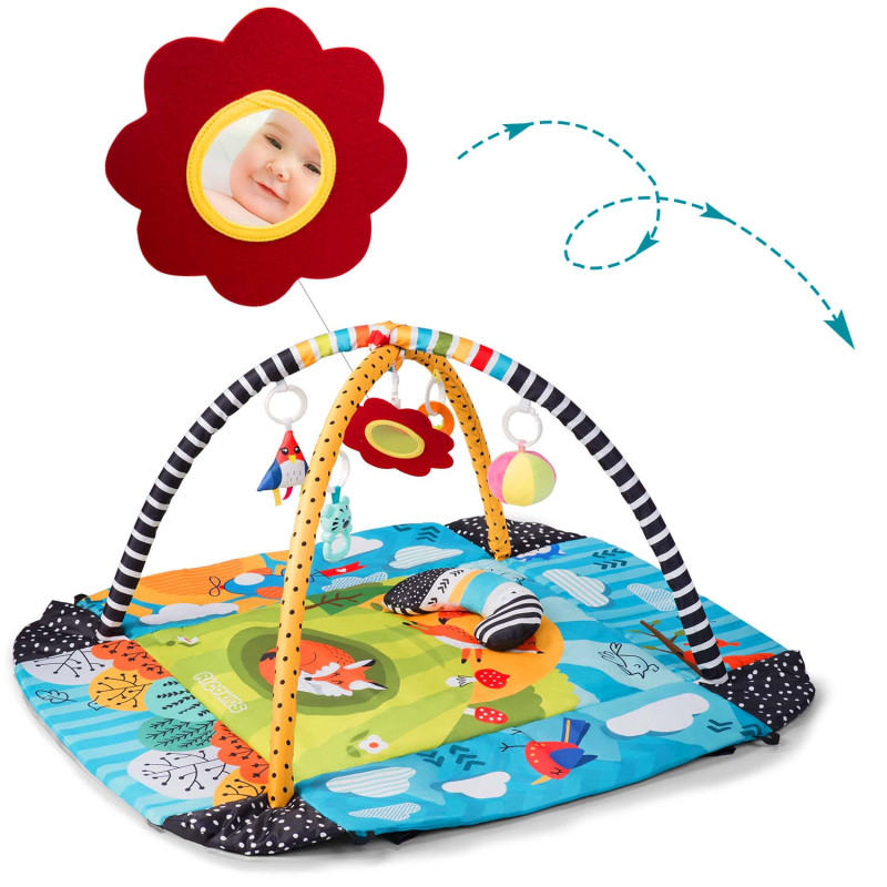 Mokomasis interaktyvus kilimėlis 110 x 100 cm Lisek Ricokids