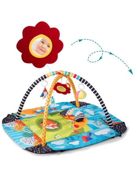 Mokomasis interaktyvus kilimėlis 110 x 100 cm Lisek Ricokids Mokomasis interaktyvus kilimėlis 110 x 100 cm Lisek Ricokids