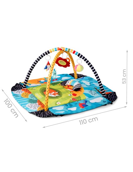 Mokomasis interaktyvus kilimėlis 110 x 100 cm Lisek Ricokids Mokomasis interaktyvus kilimėlis 110 x 100 cm Lisek Ricokids