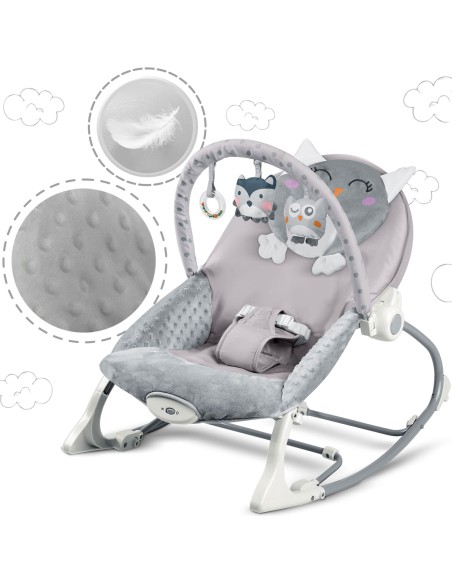 Ricokids bouncer su vibracija - viržiai - NEMOKAMA pagalvė