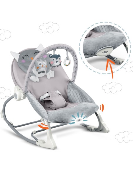 Ricokids bouncer su vibracija - viržiai - NEMOKAMA pagalvė