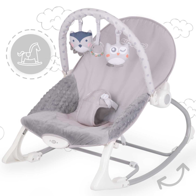 Rokeris su vibracijomis Ricokids - viržiai