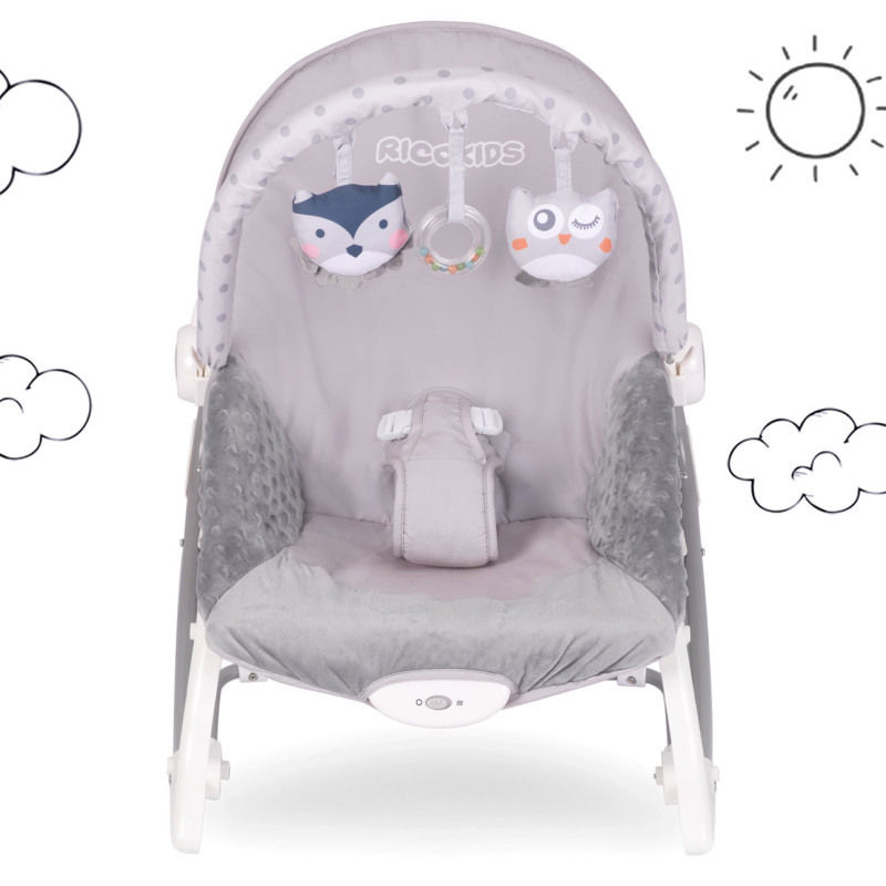 Rokeris su vibracijomis Ricokids - viržiai