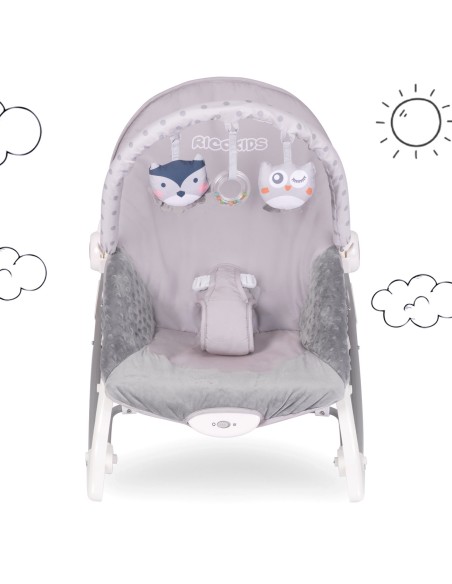 Rokeris su vibracijomis Ricokids - viržiai