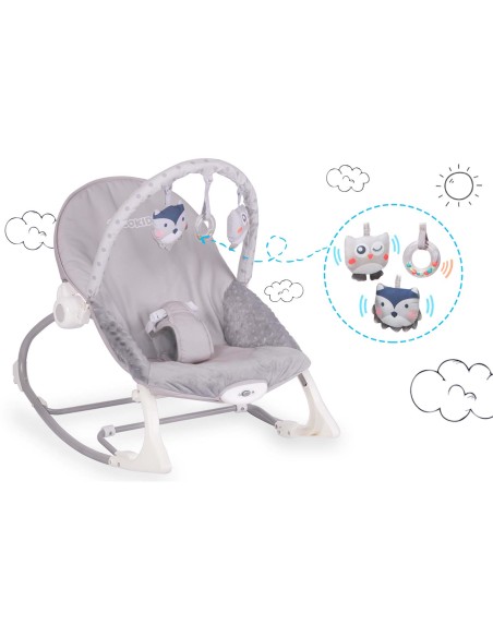 Rokeris su vibracijomis Ricokids - viržiai