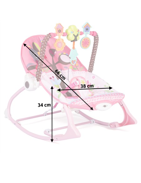 Daugiafunkcinis bounceris su vibracija ir Ricokids muzika