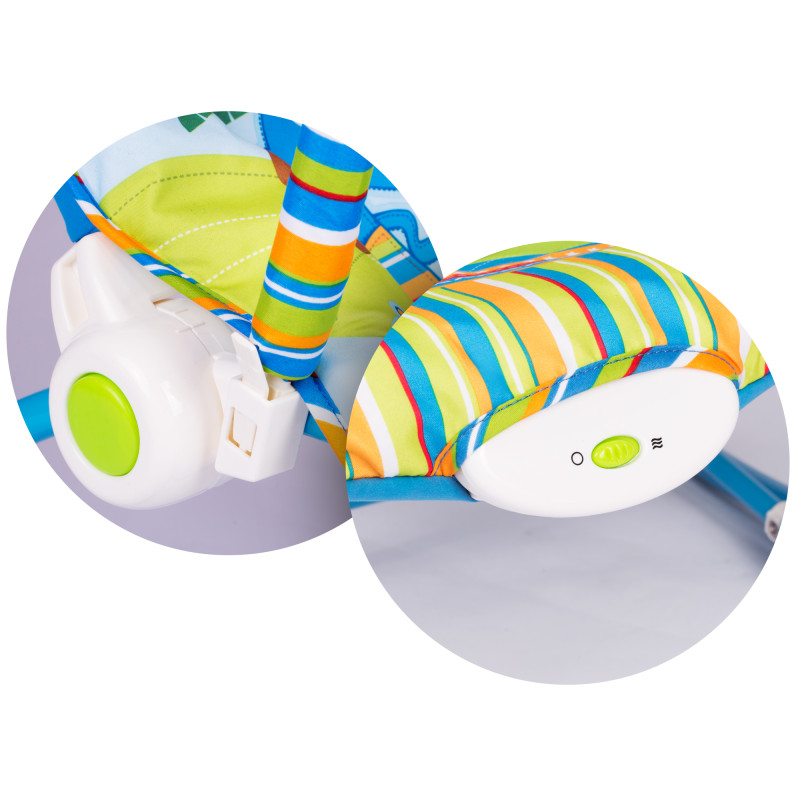 Daugiafunkcinis bounceris su vibracija ir Ricokids muzika