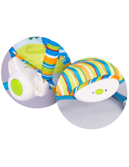 Daugiafunkcinis bounceris su vibracija ir Ricokids muzika