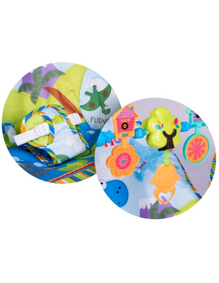 Daugiafunkcinis bounceris su vibracija ir Ricokids muzika