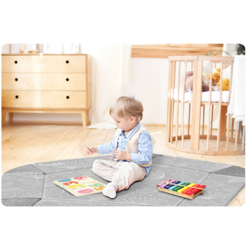 Didelis interaktyvus edukacinis kilimėlis Nukido balionai