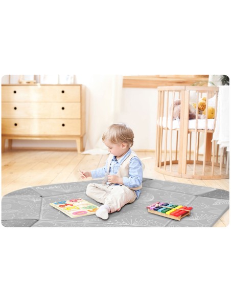 Didelis interaktyvus edukacinis kilimėlis Nukido balionai