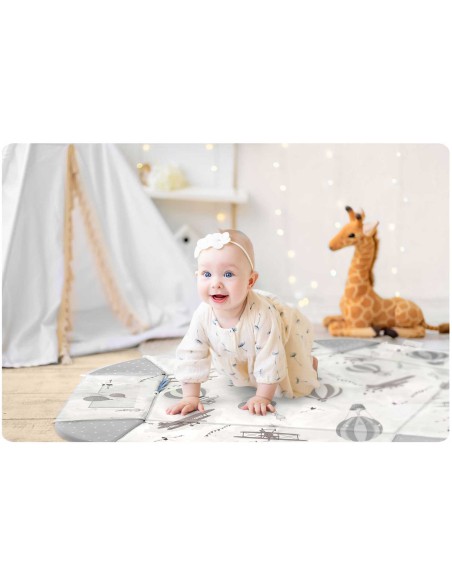 Didelis interaktyvus edukacinis kilimėlis Nukido balionai