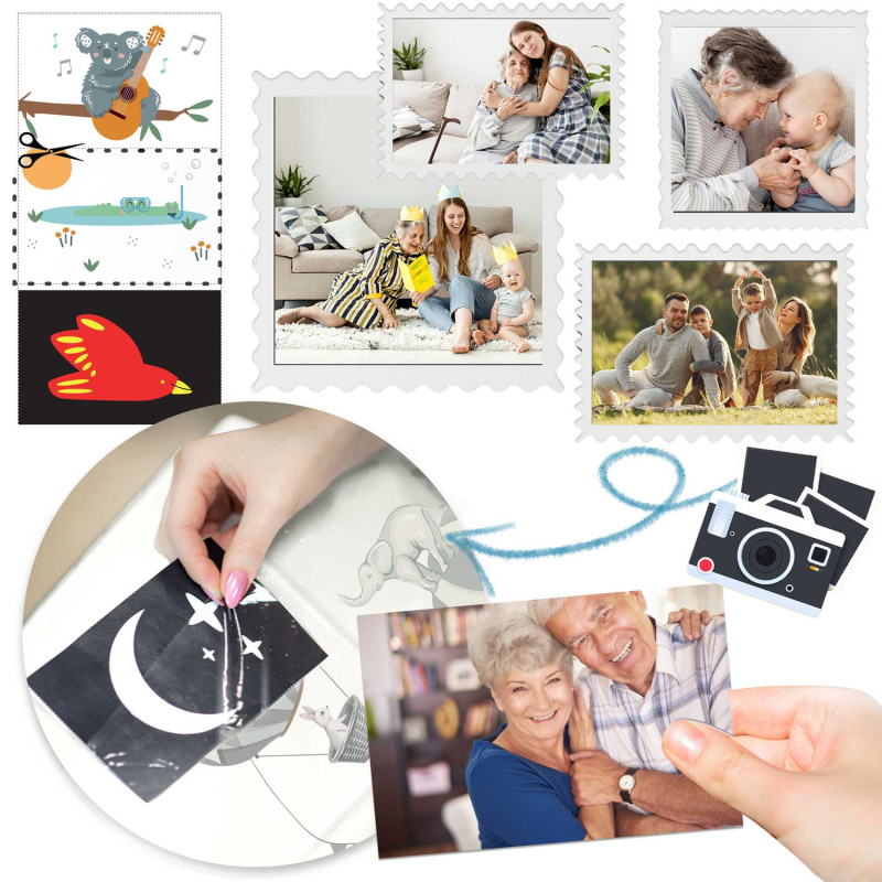 Didelis interaktyvus edukacinis kilimėlis Nukido balionai